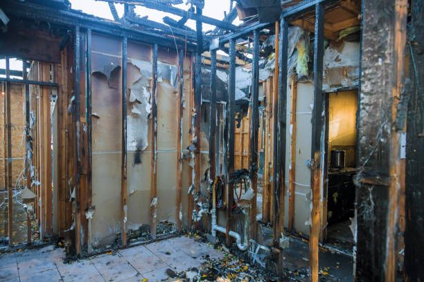 Professional Fire Damage Removal technician working in Bayou Cane, LA